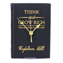 Load image into Gallery viewer, Think and Grow Rich by Napoleon Hill Book Clock