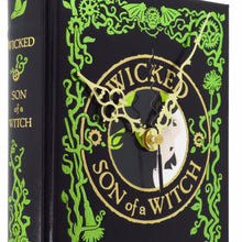Load image into Gallery viewer, Wicked and Son of a Witch Book Clock