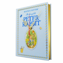 Load image into Gallery viewer, The Tales of Peter Rabbit Leather Bound Book Clock