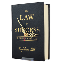 Load image into Gallery viewer, The Law of Success by Napoleon Hill Book Clock