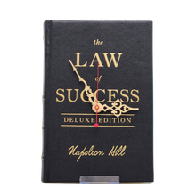 Load image into Gallery viewer, The Law of Success by Napoleon Hill Book Clock