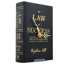 Load image into Gallery viewer, The Law of Success by Napoleon Hill Book Clock