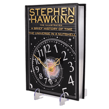 Load image into Gallery viewer, A Brief History of Time by Stephen Hawking Book Clock - The Clock Library