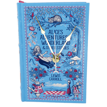 Load image into Gallery viewer, Alice's Adventures In Wonderland Book Clock - The Clock Library