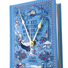 Load image into Gallery viewer, Alice's Adventures In Wonderland Book Clock - The Clock Library