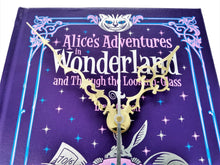Load image into Gallery viewer, Alice's Adventures In Wonderland Book Clock - The Clock Library