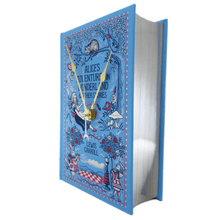 Load image into Gallery viewer, Alice's Adventures In Wonderland Book Clock - The Clock Library