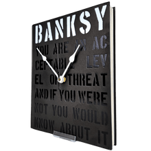 Load image into Gallery viewer, Banksy Book Clock - The Clock Library