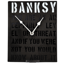 Load image into Gallery viewer, Banksy Book Clock - The Clock Library
