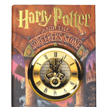 Load image into Gallery viewer, Harry Potter and the Scorcerer's Stone Skeleton Gears Book Clock - The Clock Library