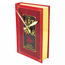 Load image into Gallery viewer, The Art of War Leather Bound Book Clock - The Clock Library
