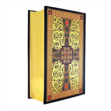 Load image into Gallery viewer, The Bible Leather Bound Book Clock - The Clock Library