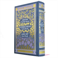 Load image into Gallery viewer, The Bronte Sisters Three Novels Book Clock - The Clock Library