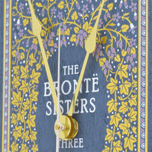Load image into Gallery viewer, The Bronte Sisters Three Novels Book Clock - The Clock Library