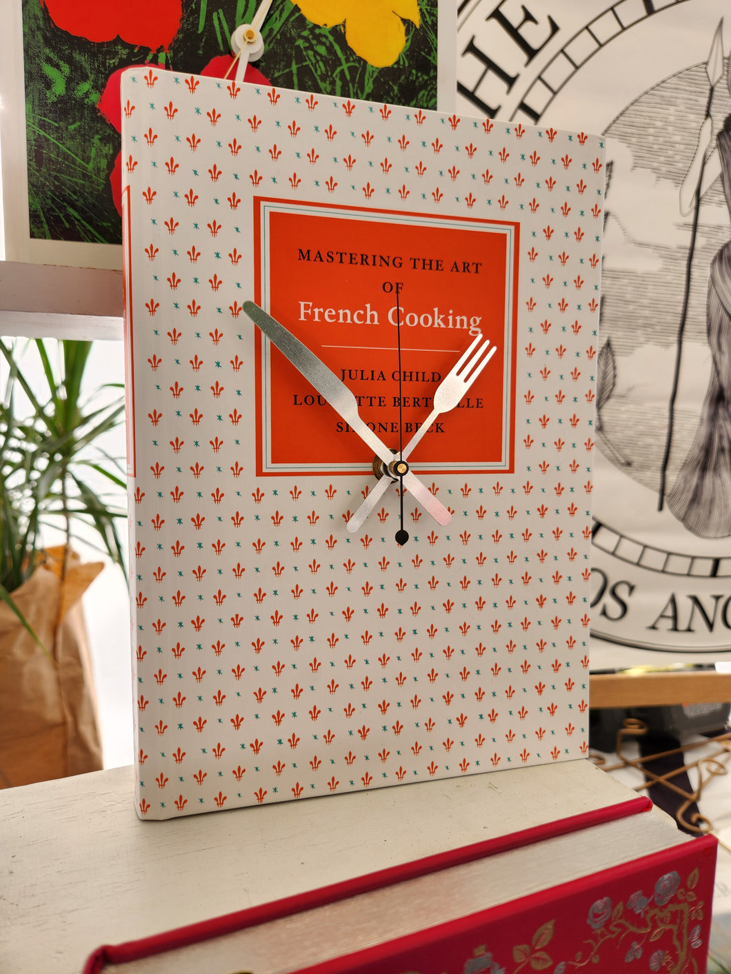 Mastering the Art of French Cooking Book Clock