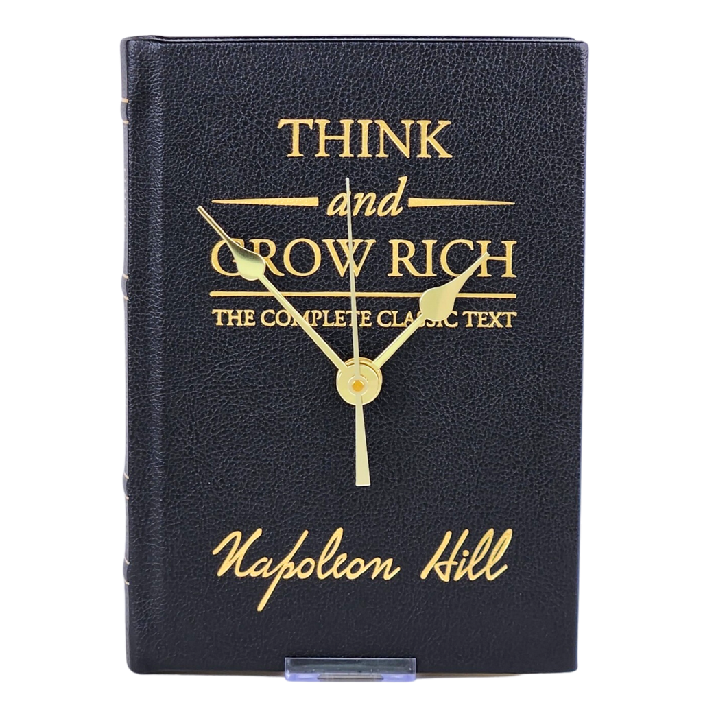 Think and Grow Rich by Napoleon Hill Book Clock