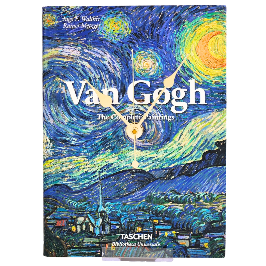 Van Gogh Book Clock
