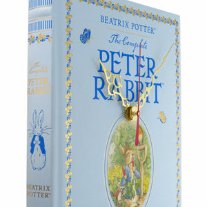 The Tales of Peter Rabbit Leather Bound Book Clock