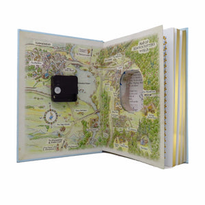 The Tales of Peter Rabbit Leather Bound Book Clock