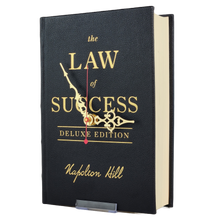 Load image into Gallery viewer, The Law of Success by Napoleon Hill Book Clock
