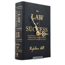 Load image into Gallery viewer, The Law of Success by Napoleon Hill Book Clock
