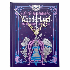 Alice's Adventures In Wonderland Book Clock - The Clock Library