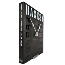 Load image into Gallery viewer, Banksy Book Clock - The Clock Library
