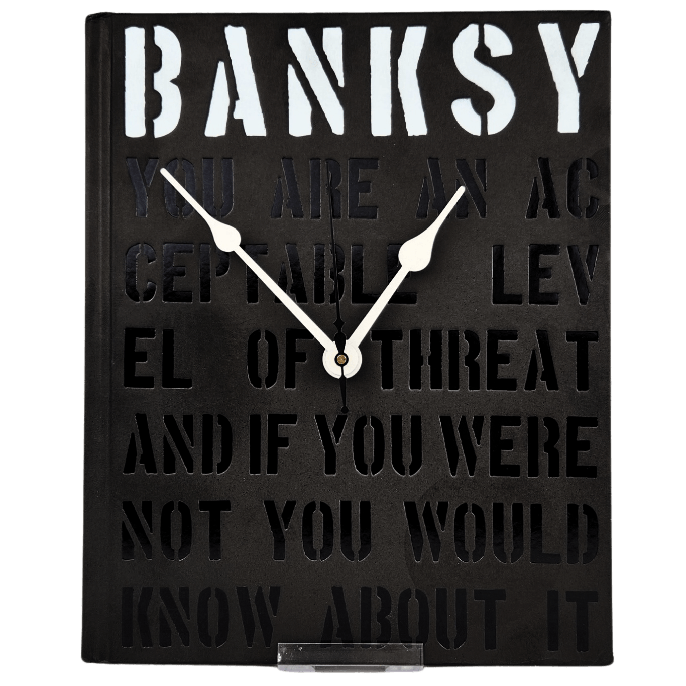 Banksy Book Clock – The Clock Library