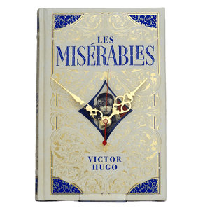 Les Misérables by Victor Hugo Book Clock - The Clock Library