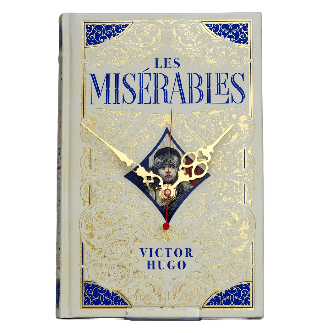 Les Misérables by Victor Hugo Book Clock - The Clock Library