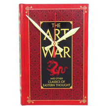 Load image into Gallery viewer, The Art of War Leather Bound Book Clock - The Clock Library
