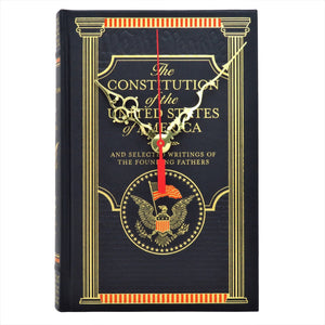 The Constitution of the United States of America Book Clock - The Clock Library