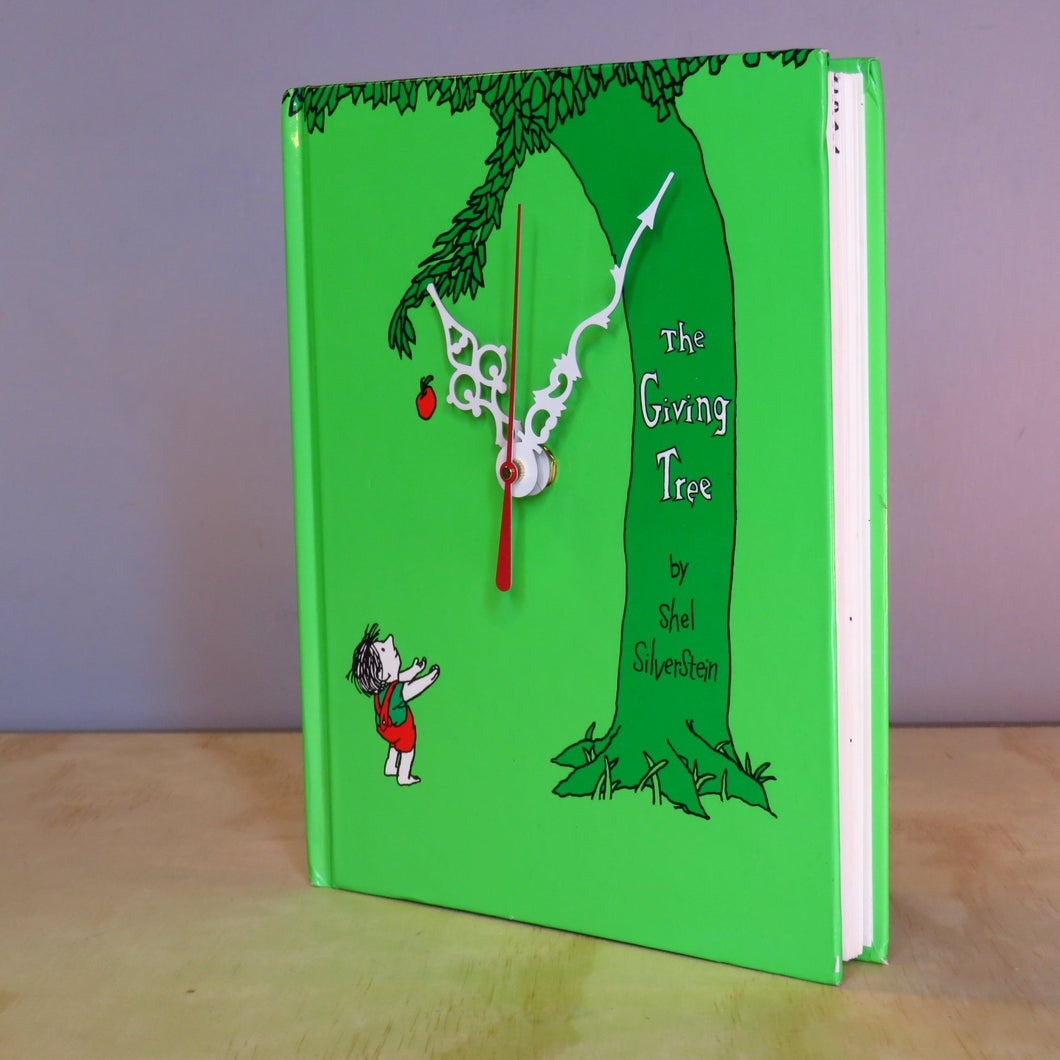 The Giving Tree by Shel Silverstein Book Clock - The Clock Library